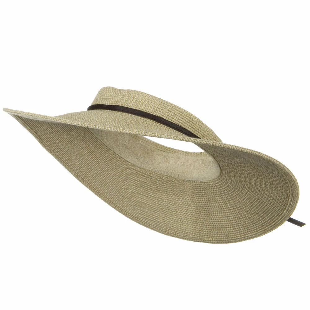 Jeanne Simmons UPF50+ Crownless 4 Inch Wide Brim Visor - Image 16