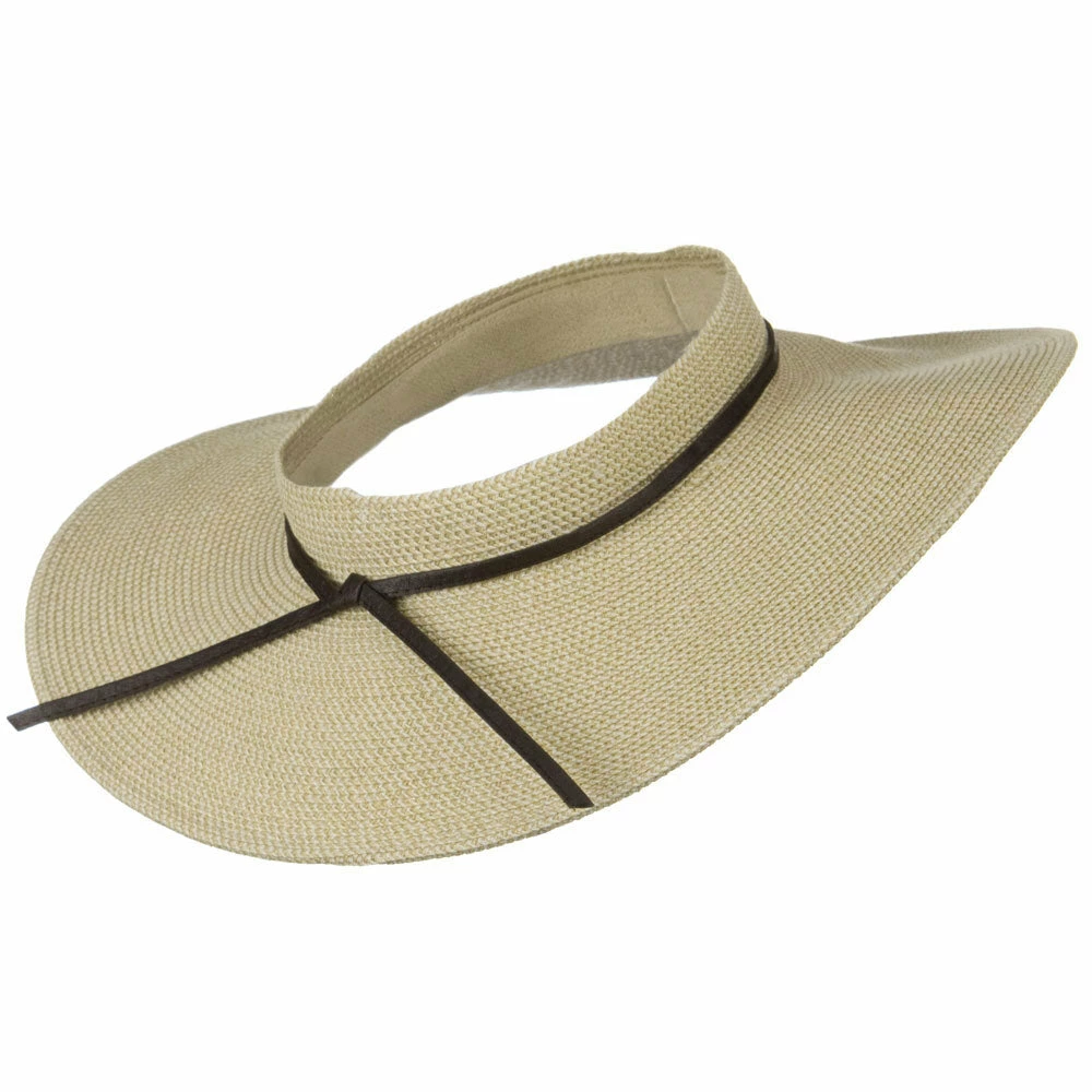Jeanne Simmons UPF50+ Crownless 4 Inch Wide Brim Visor - Image 18