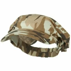MG Polyester Convertible Elastic Band Camo Visor