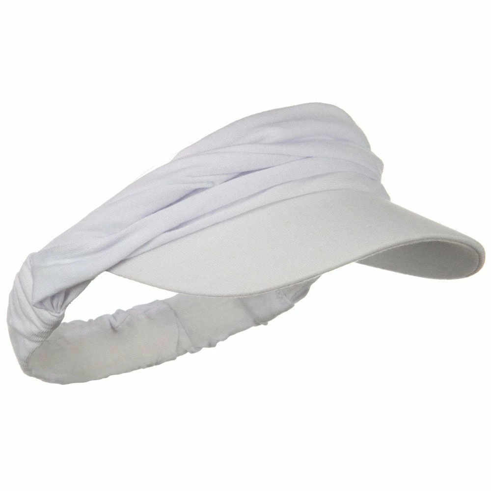 MG Cotton Convertible Elastic Band Visor - Image 10