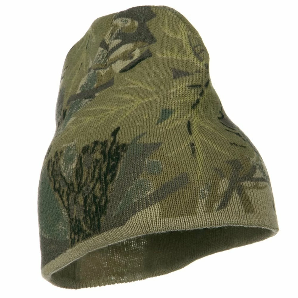 Yupoong Camo Knit Cap - Image 4