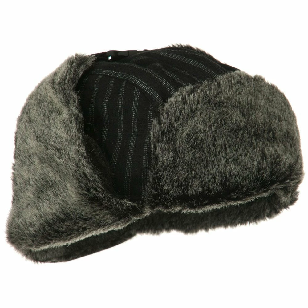 UBI/NYH Blended Polyester Pinstripe Trooper Hat - Image 4