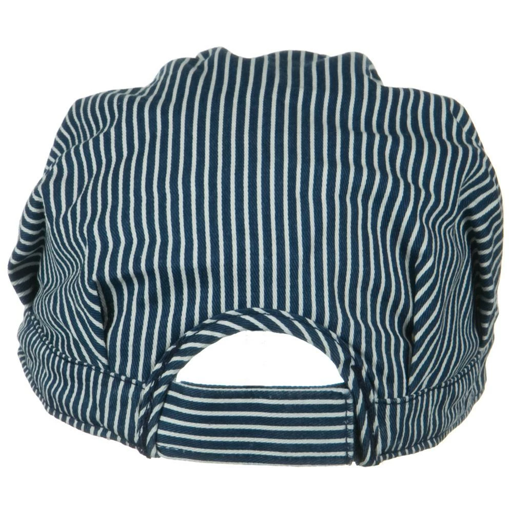 E4Hats Dark Striped Conductor's Cap - Image 3