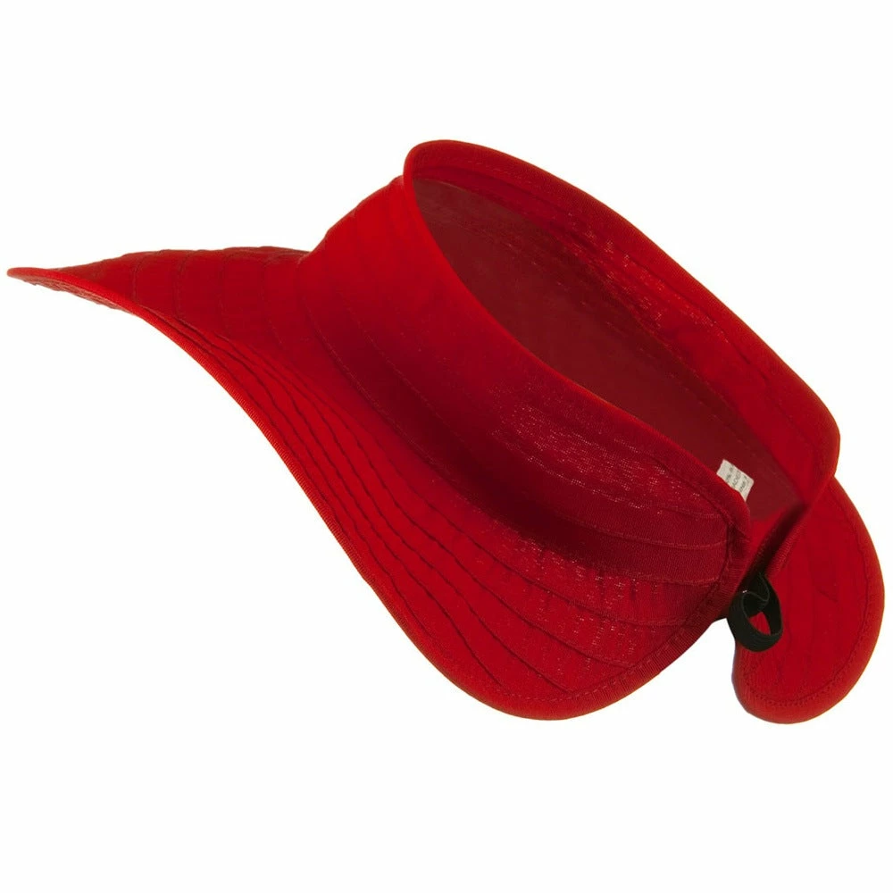 Jeanne Simmons UPF 40+ Ribbon Flower Sewn Braid Roll Up Visor - Image 18