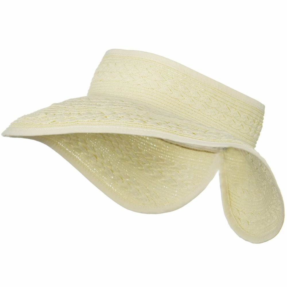Jeanne Simmons UPF 50+ Roll Up Toyo Wide Brim Visor - Image 11
