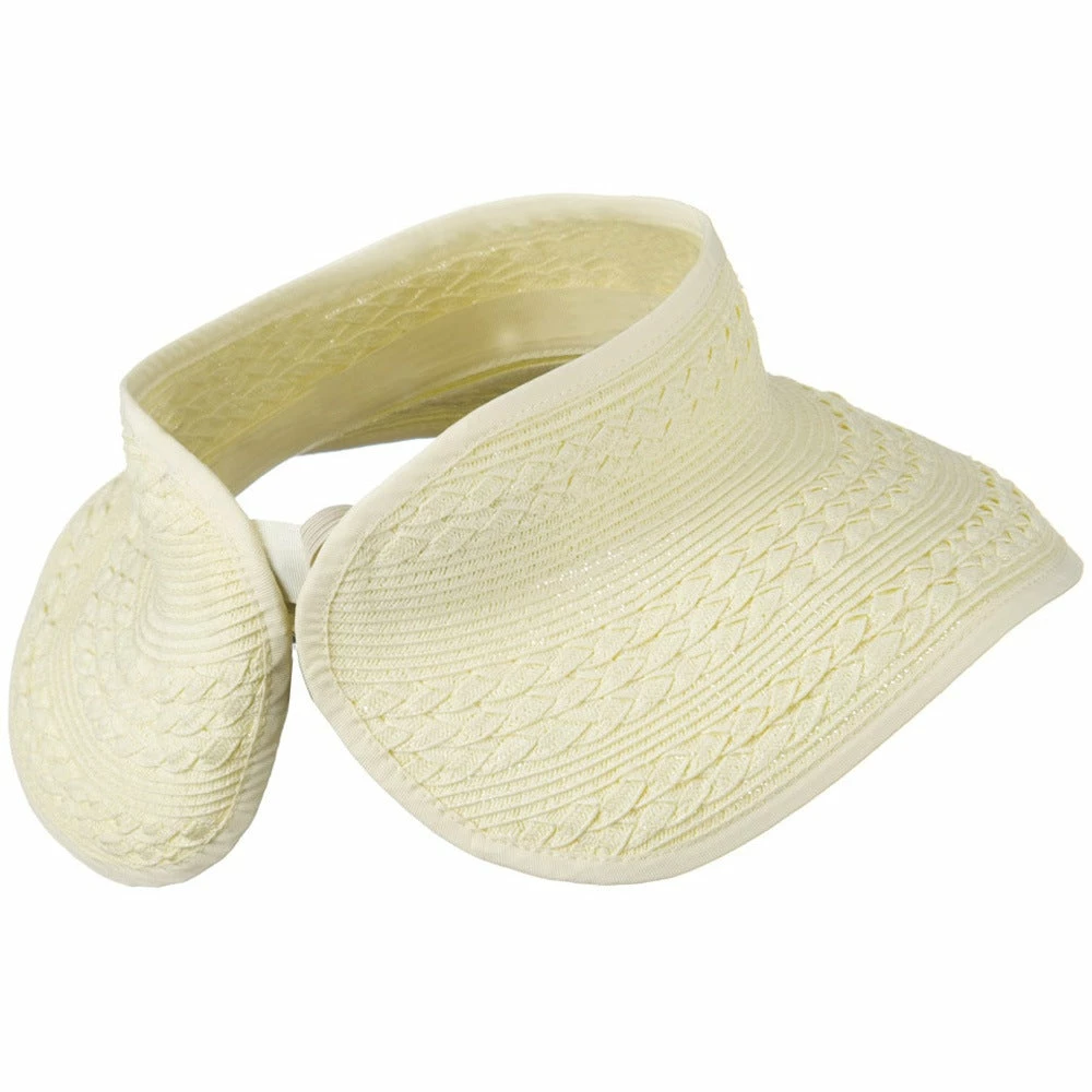 Jeanne Simmons UPF 50+ Roll Up Toyo Wide Brim Visor - Image 13