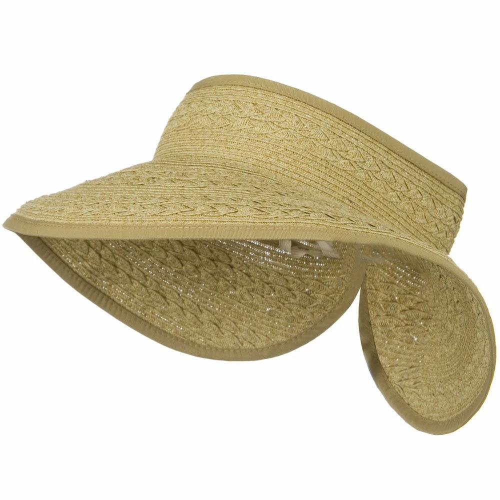 Jeanne Simmons UPF 50+ Roll Up Toyo Wide Brim Visor - Image 16