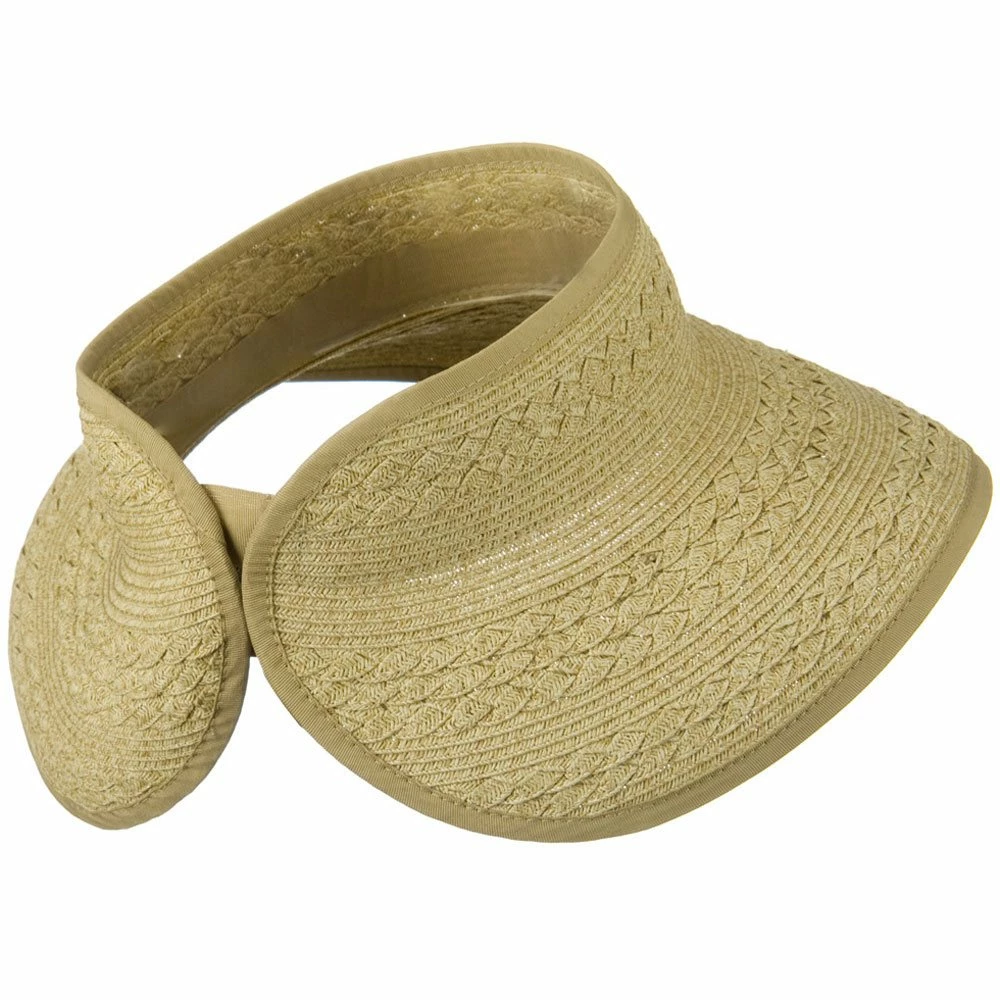 Jeanne Simmons UPF 50+ Roll Up Toyo Wide Brim Visor - Image 18