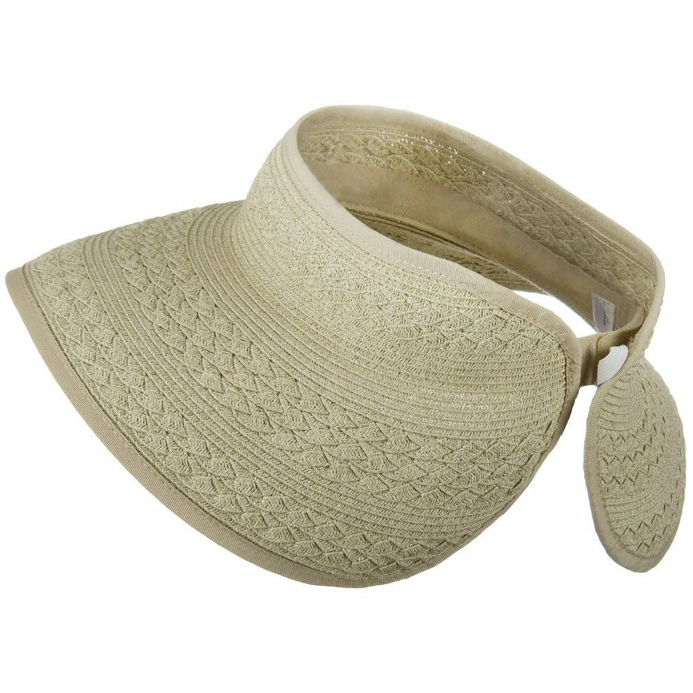 Jeanne Simmons UPF 50+ Roll Up Toyo Wide Brim Visor - Image 22