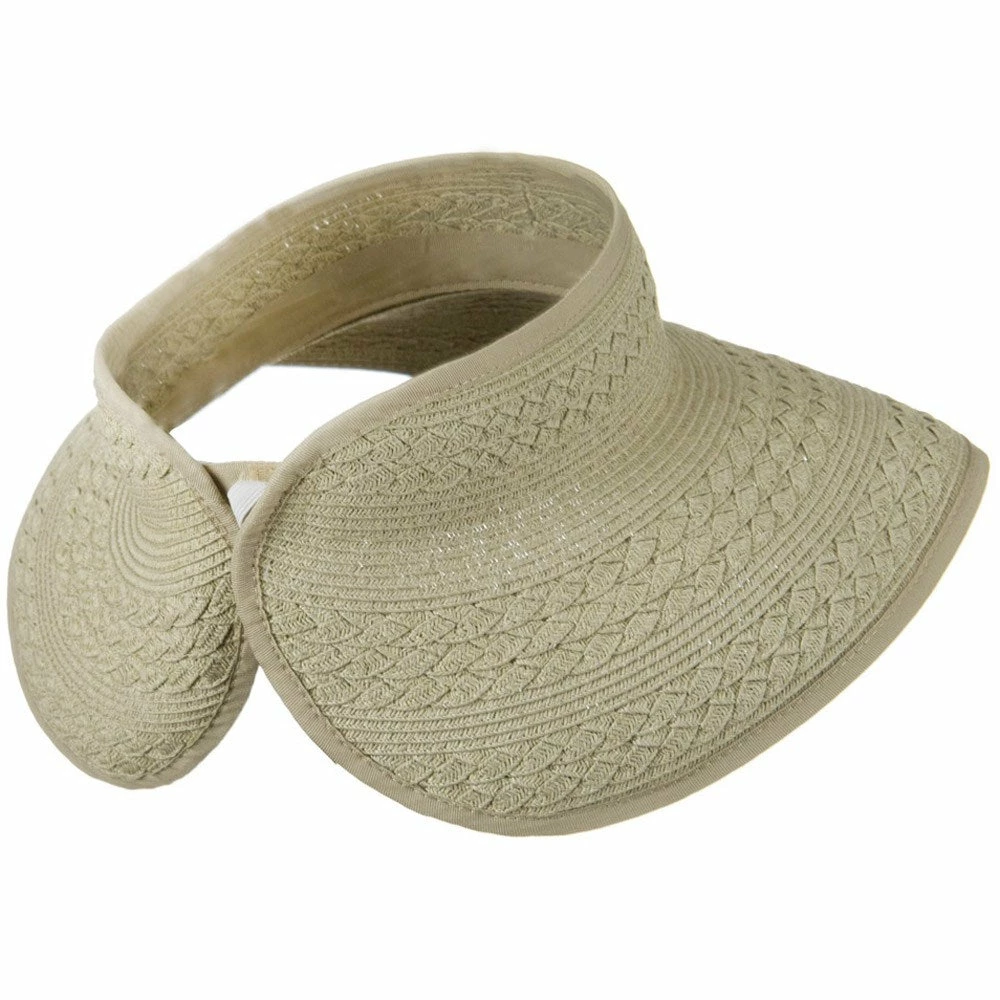 Jeanne Simmons UPF 50+ Roll Up Toyo Wide Brim Visor - Image 23