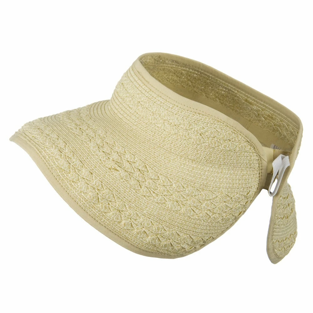 Jeanne Simmons UPF 50+ Roll Up Toyo Wide Brim Visor - Image 27