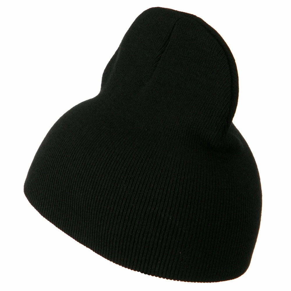 Cameo 8 Inch Acrylic Short Blank Beanie - Image 10
