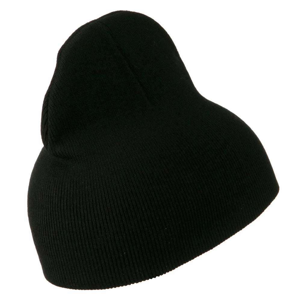 Cameo 8 Inch Acrylic Short Blank Beanie - Image 9