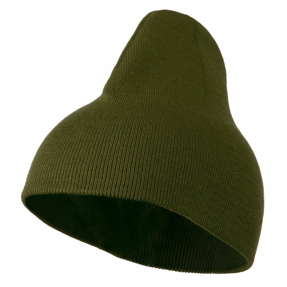 Cameo 8 Inch Acrylic Short Blank Beanie - Image 11