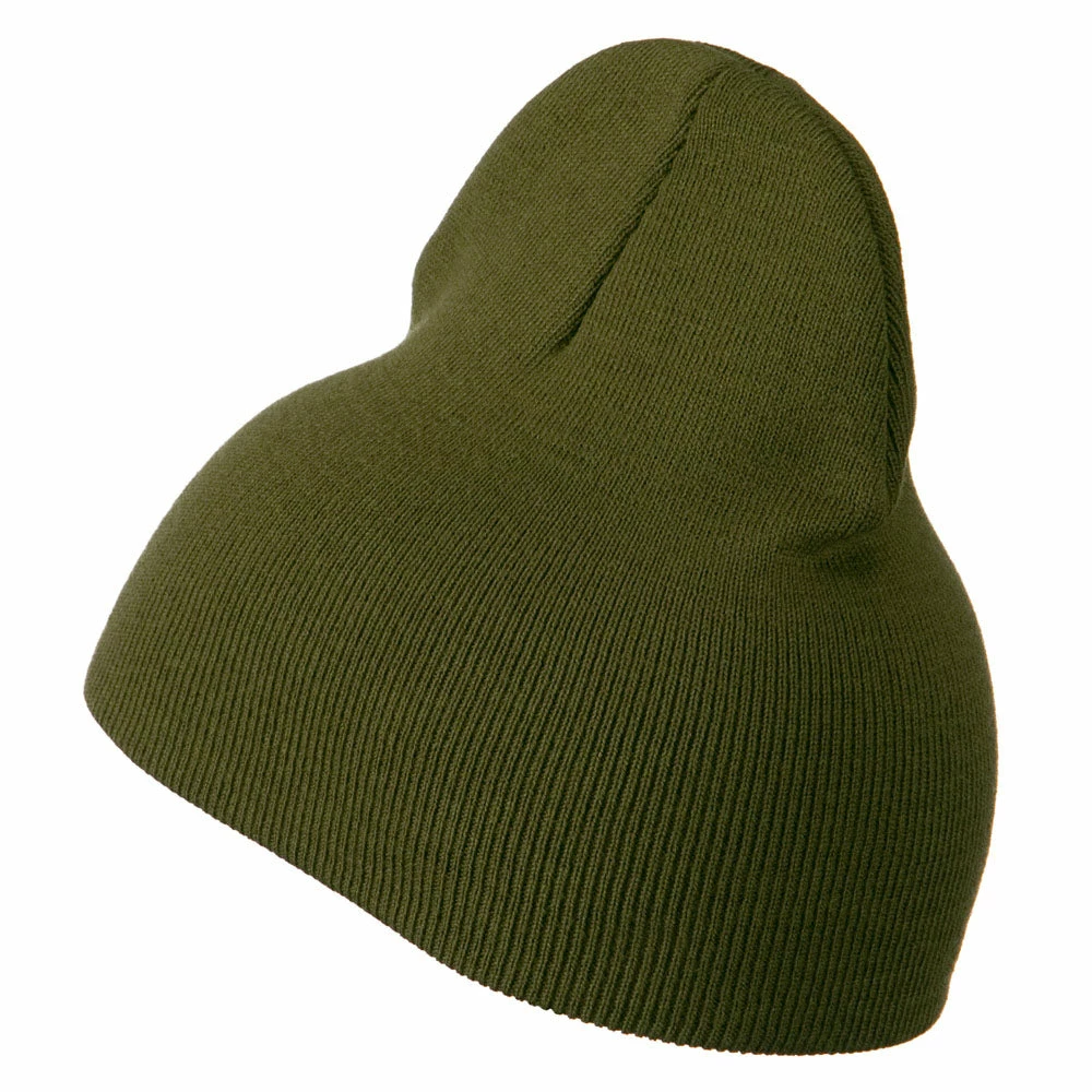 Cameo 8 Inch Acrylic Short Blank Beanie - Image 12