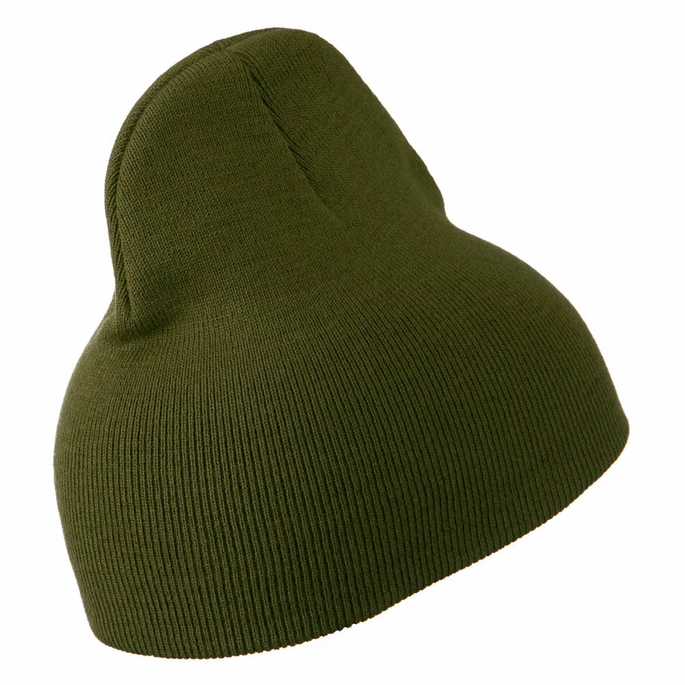 Cameo 8 Inch Acrylic Short Blank Beanie - Image 13