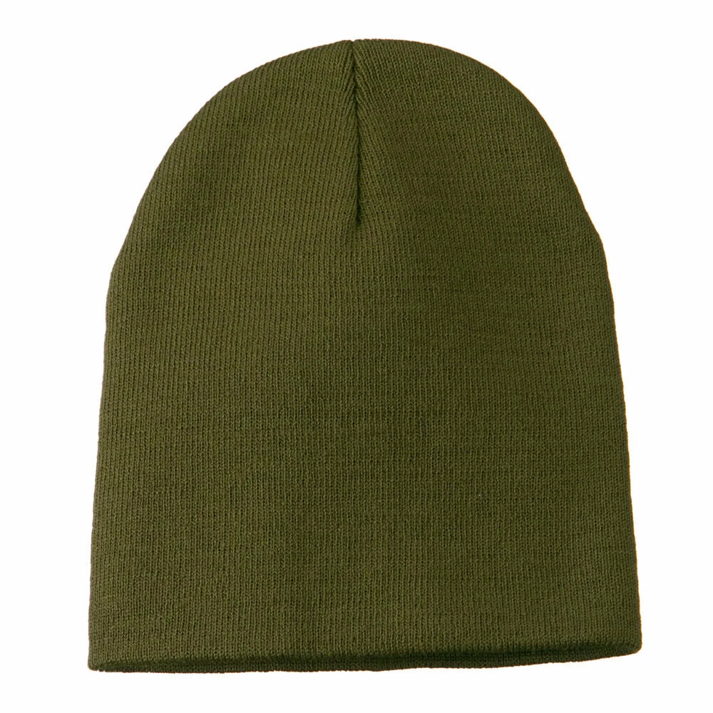 Cameo 8 Inch Acrylic Short Blank Beanie - Image 15