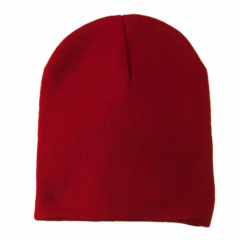 Cameo 8 Inch Acrylic Short Blank Beanie - Image 30