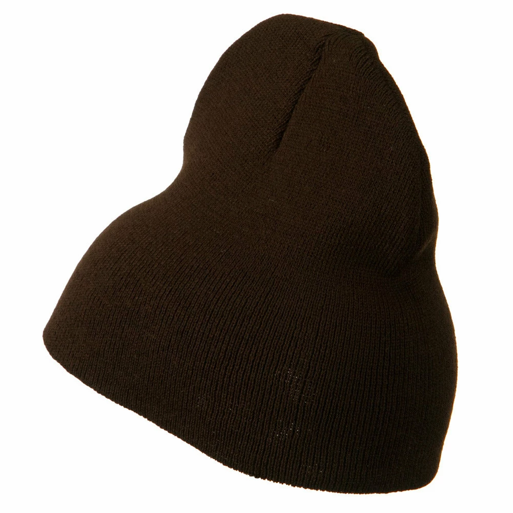 Cameo 8 Inch Acrylic Short Blank Beanie - Image 42