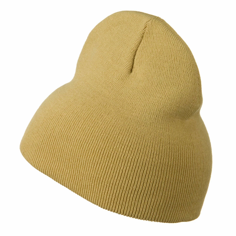 Cameo 8 Inch Acrylic Short Blank Beanie - Image 4