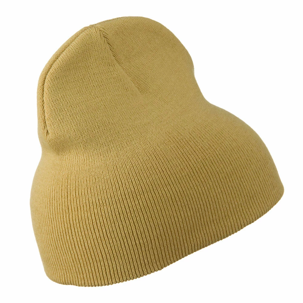 Cameo 8 Inch Acrylic Short Blank Beanie - Image 2
