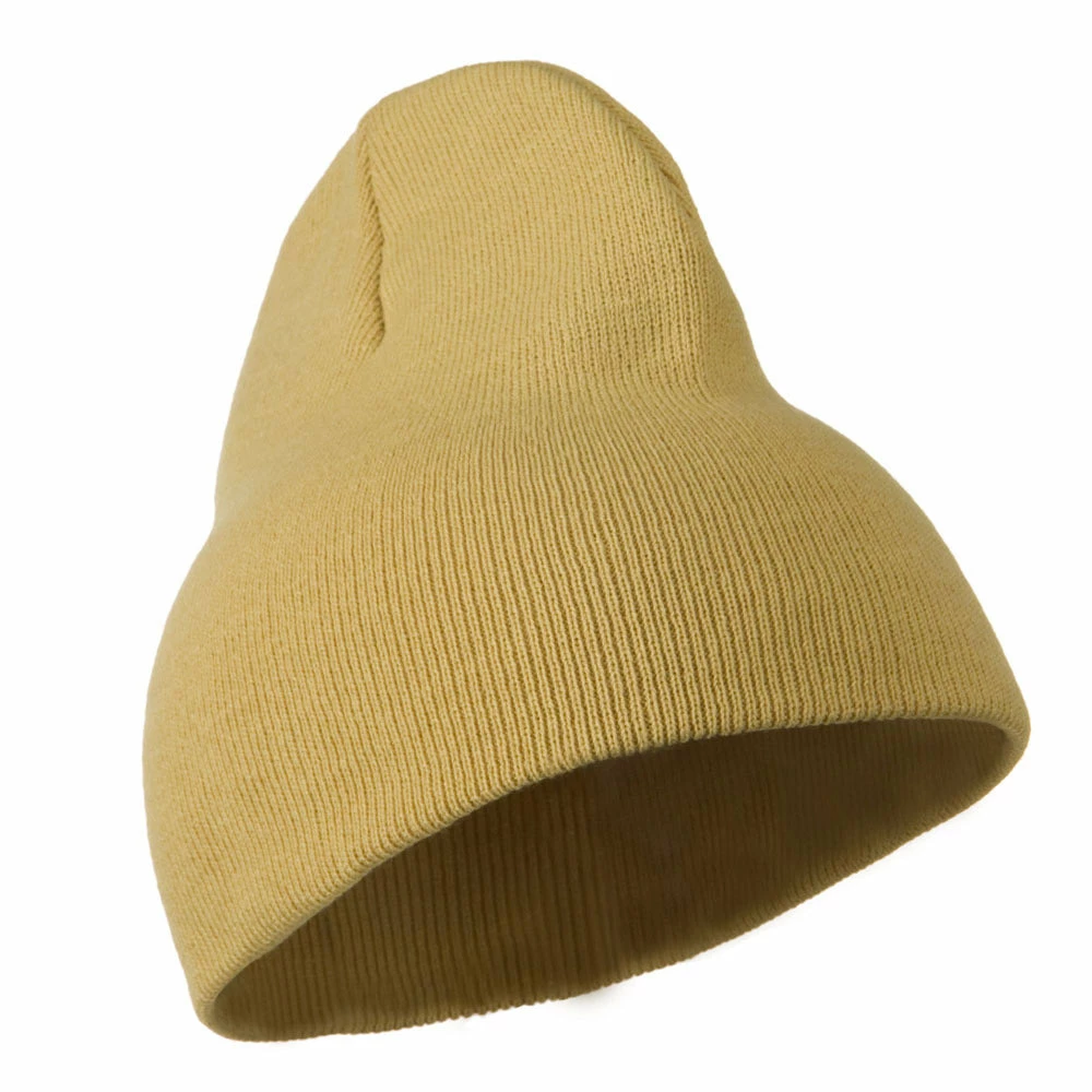Cameo 8 Inch Acrylic Short Blank Beanie - Image 3