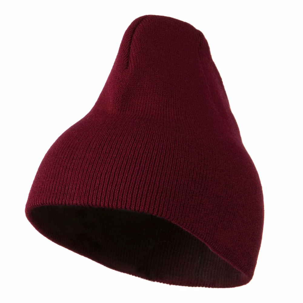 Cameo 8 Inch Acrylic Short Blank Beanie - Image 66