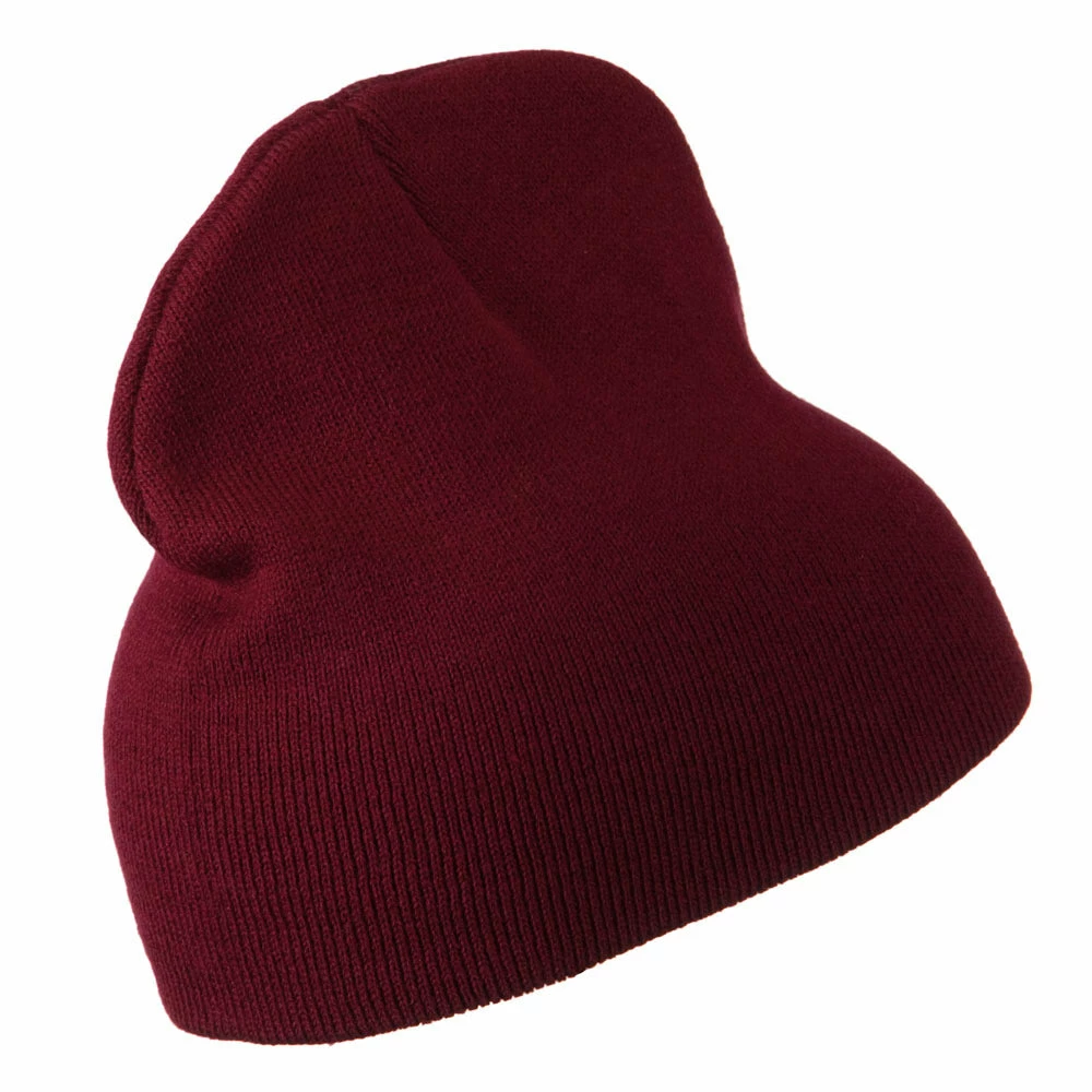 Cameo 8 Inch Acrylic Short Blank Beanie - Image 69