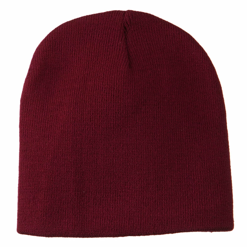 Cameo 8 Inch Acrylic Short Blank Beanie - Image 67