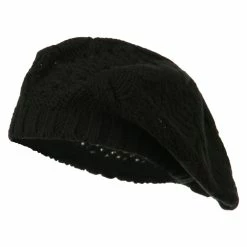 Hatiya Acrylic Cable Knit Beret