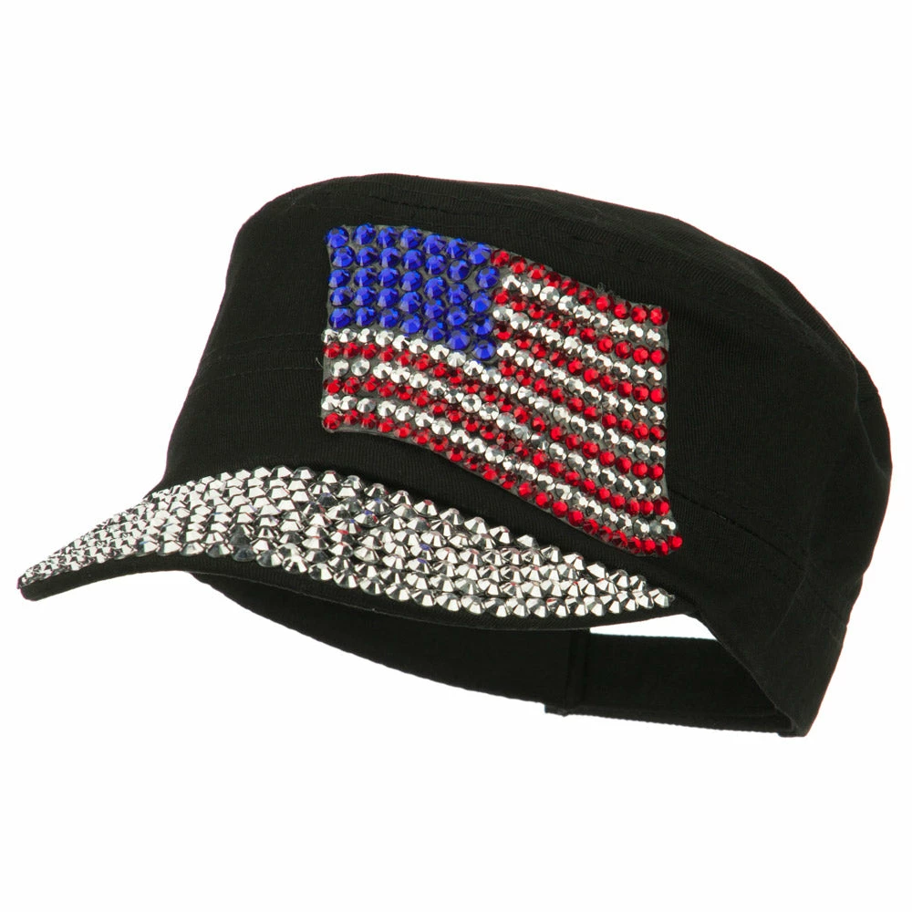 Something Special American Flag Stones Military Cap