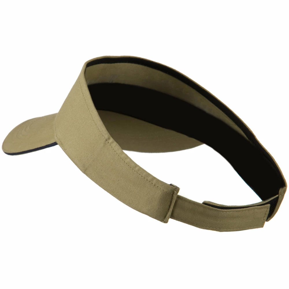 Cameo Brushed Cotton Sandwich Visor - Image 4