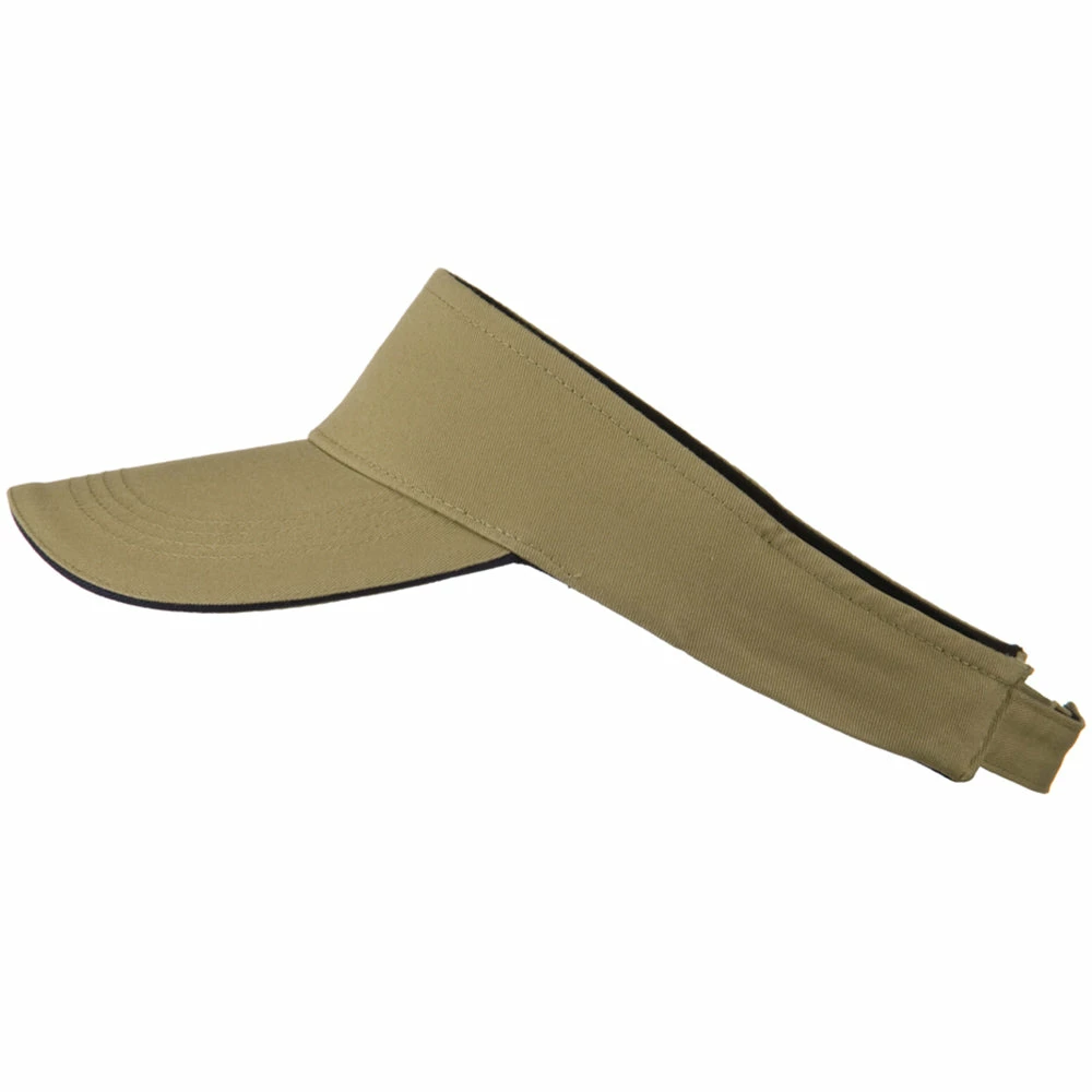 Cameo Brushed Cotton Sandwich Visor - Image 3
