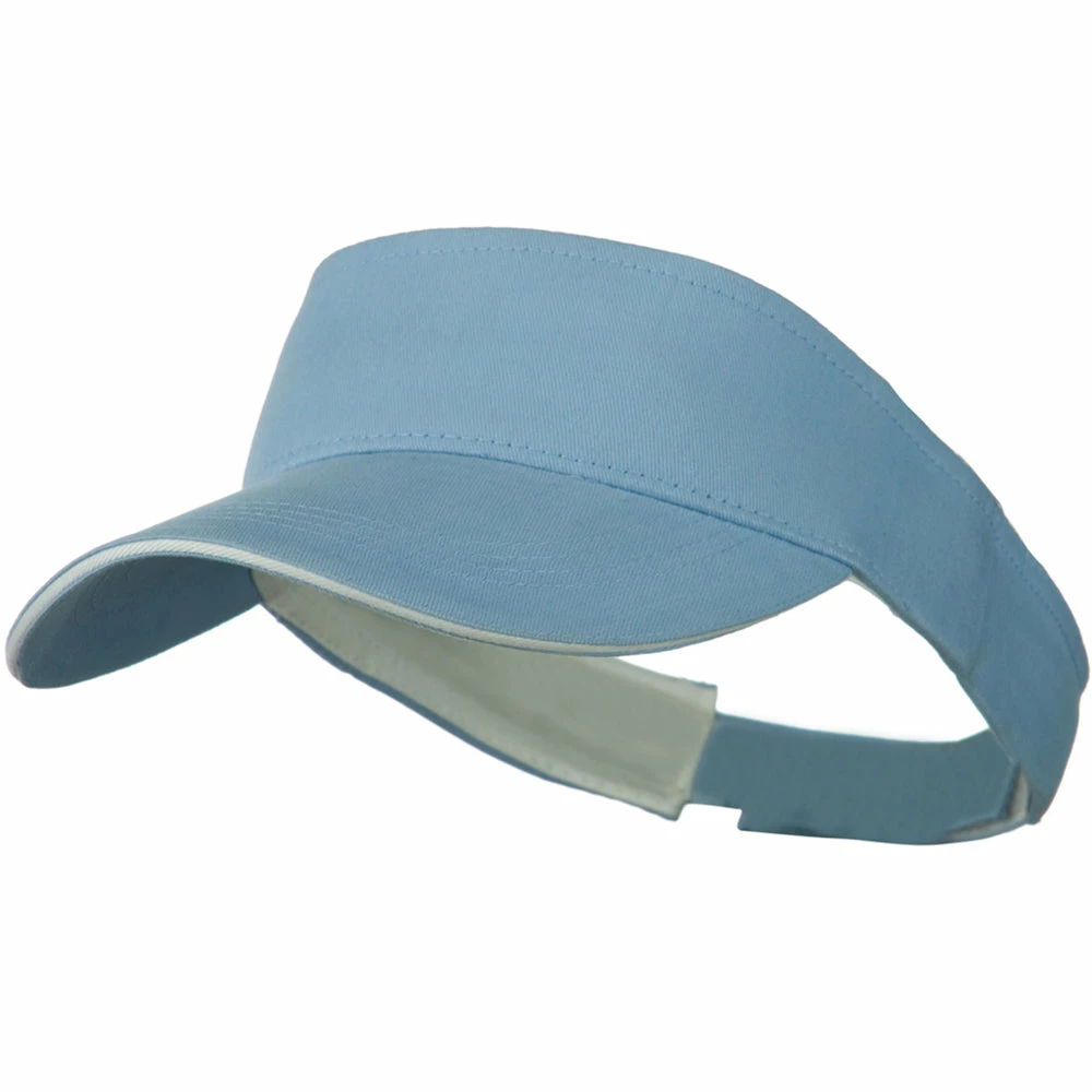 Cameo Brushed Cotton Sandwich Visor - Image 6