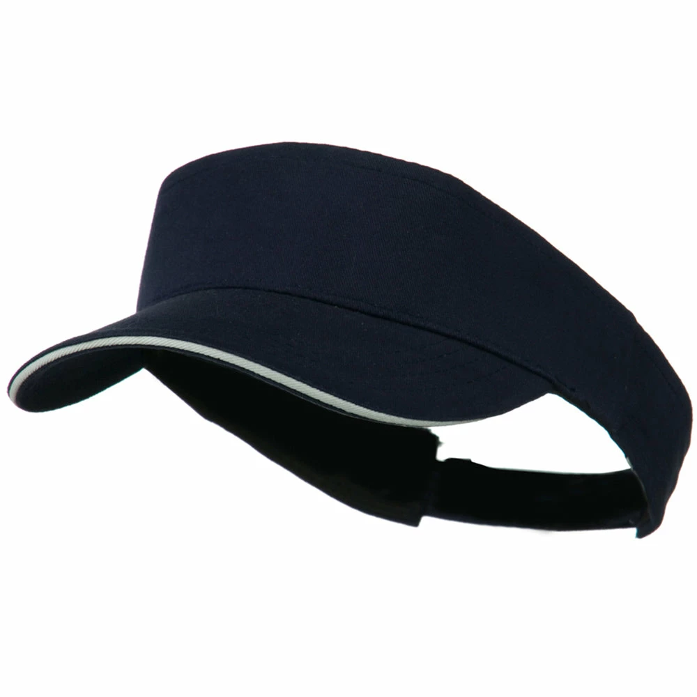 Cameo Brushed Cotton Sandwich Visor - Image 11