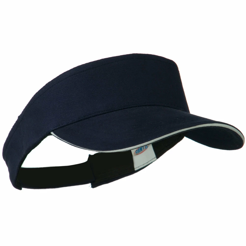 Cameo Brushed Cotton Sandwich Visor - Image 15