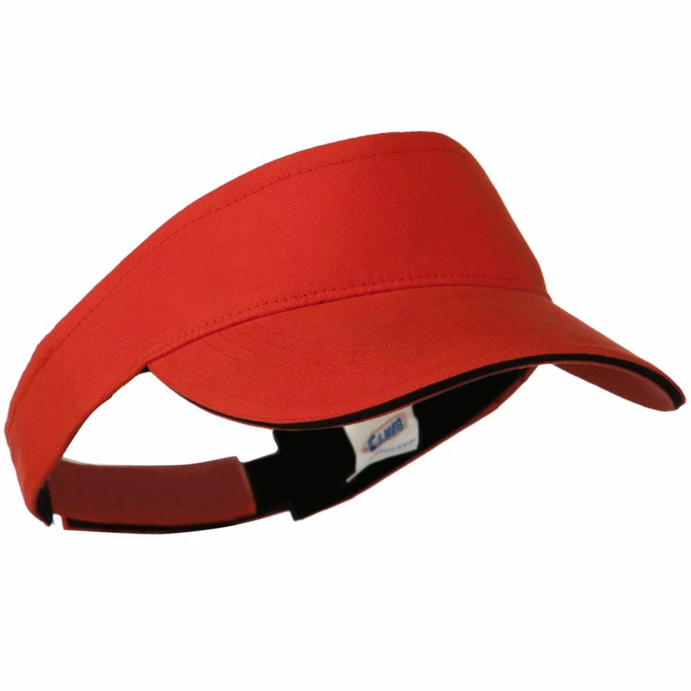 Cameo Brushed Cotton Sandwich Visor - Image 19
