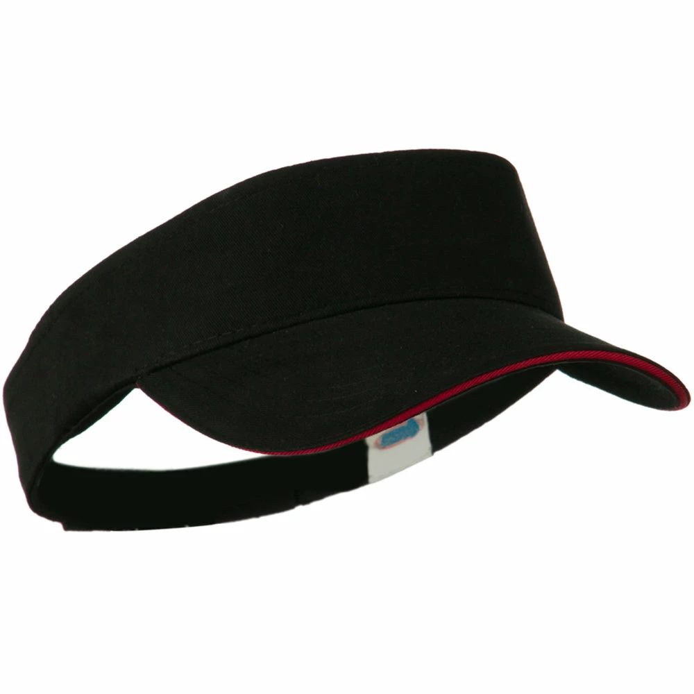 Cameo Brushed Cotton Sandwich Visor - Image 27