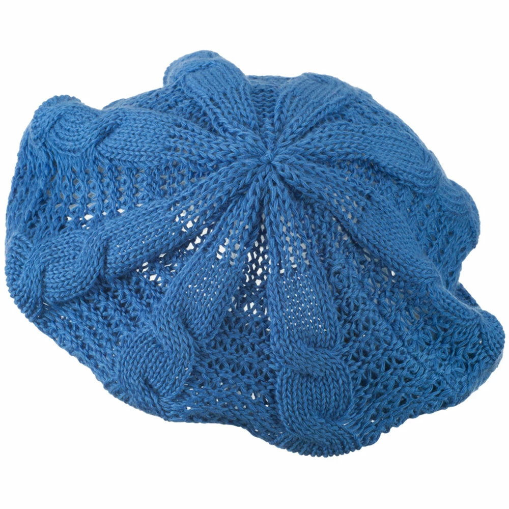 Hatiya Big Cable Knitted Beret - Image 39