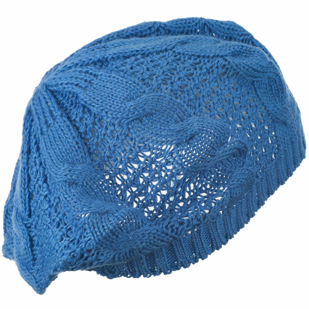 Hatiya Big Cable Knitted Beret - Image 38