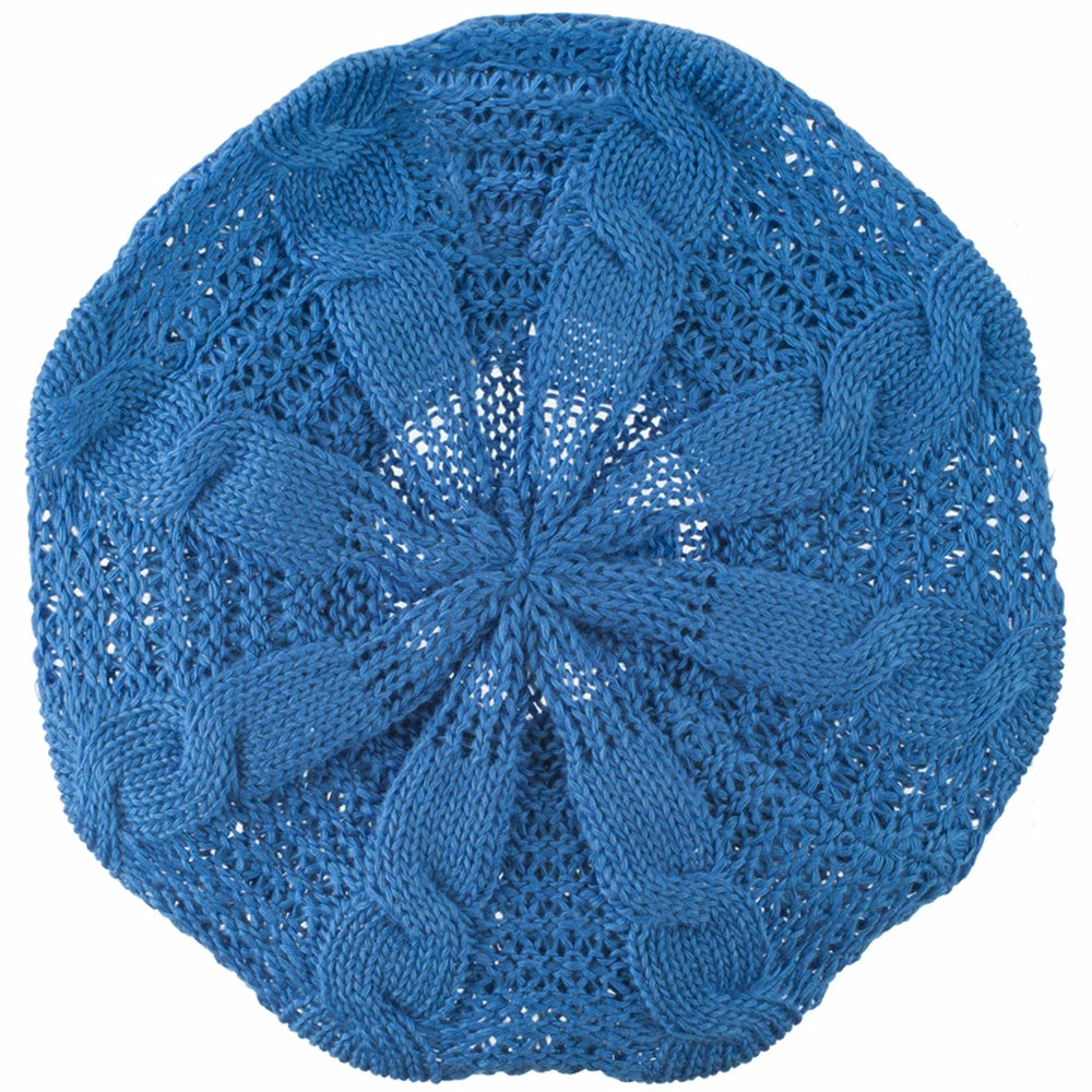 Hatiya Big Cable Knitted Beret - Image 40