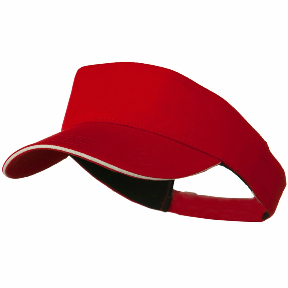 Cameo Brushed Cotton Sandwich Visor - Image 36
