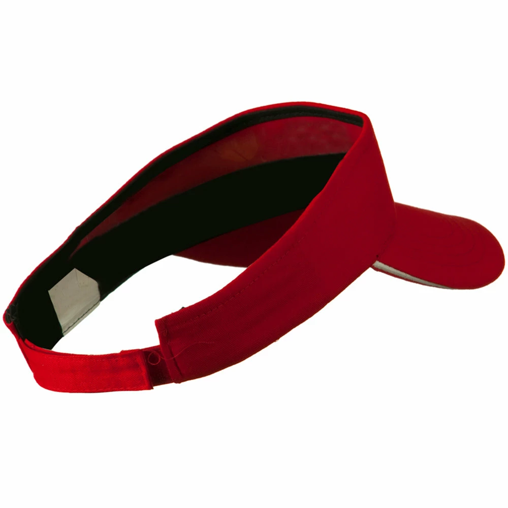 Cameo Brushed Cotton Sandwich Visor - Image 39