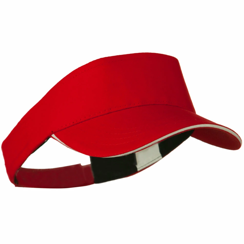 Cameo Brushed Cotton Sandwich Visor - Image 40
