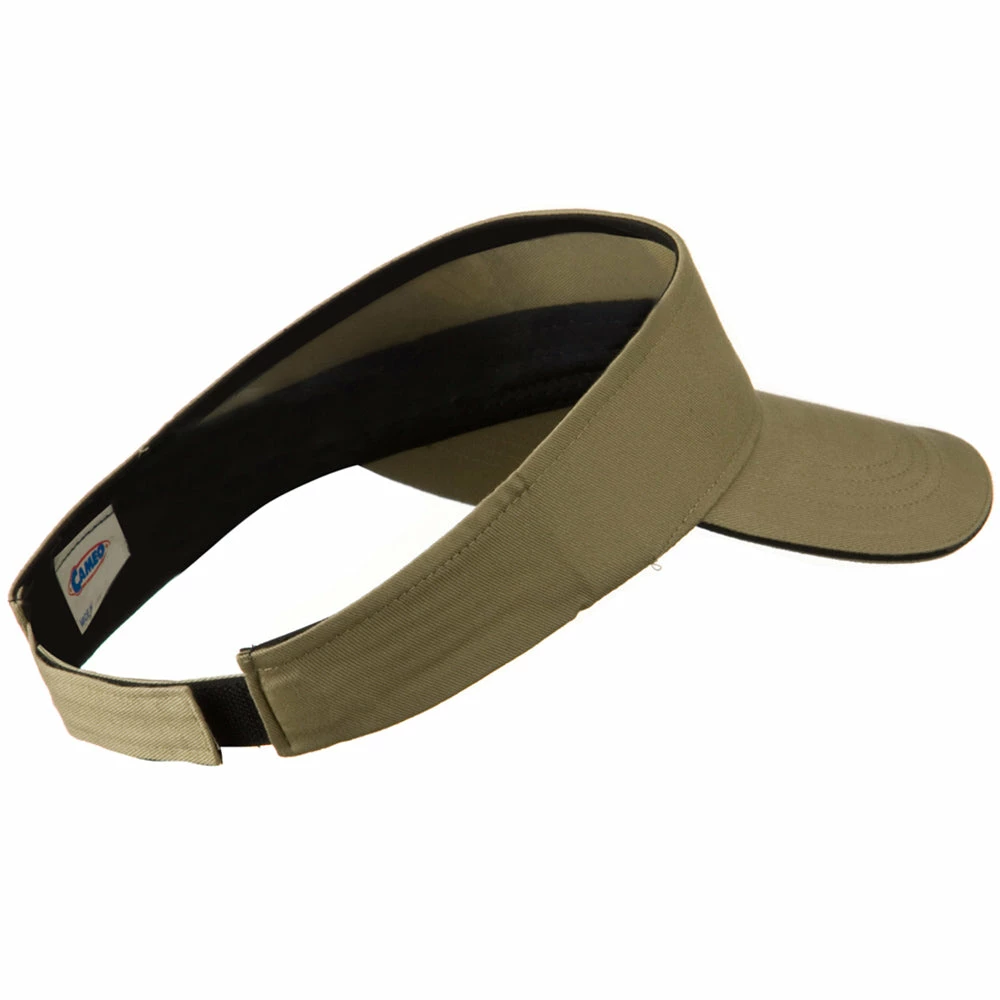 Cameo Brushed Cotton Sandwich Visor - Image 43