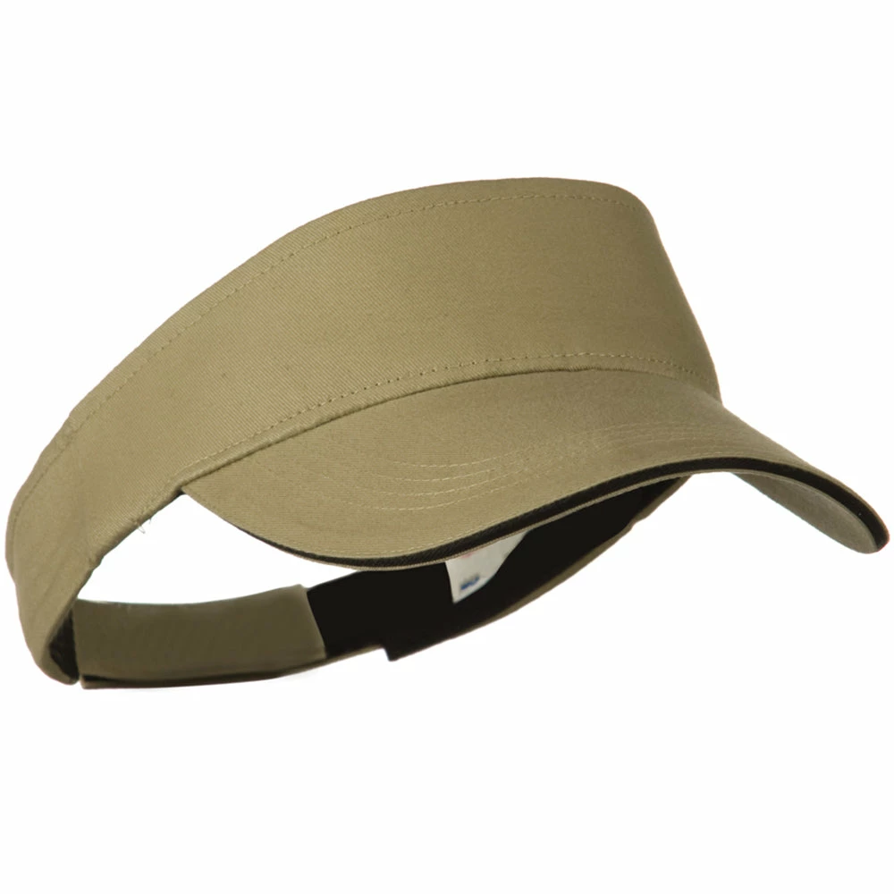 Cameo Brushed Cotton Sandwich Visor - Image 45