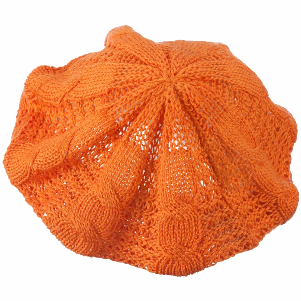 Hatiya Big Cable Knitted Beret - Image 48