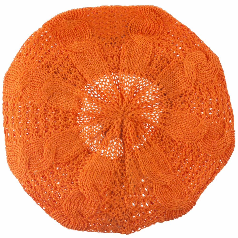 Hatiya Big Cable Knitted Beret - Image 49