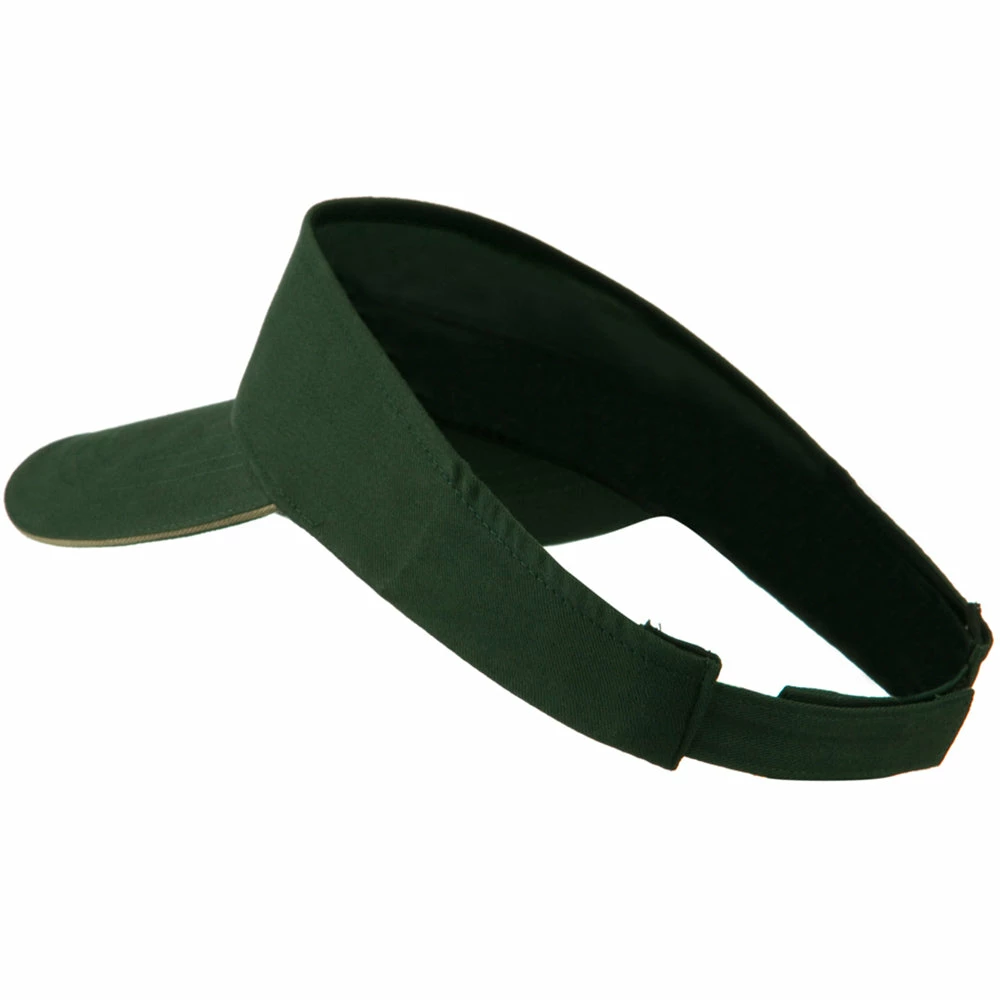 Cameo Brushed Cotton Sandwich Visor - Image 48