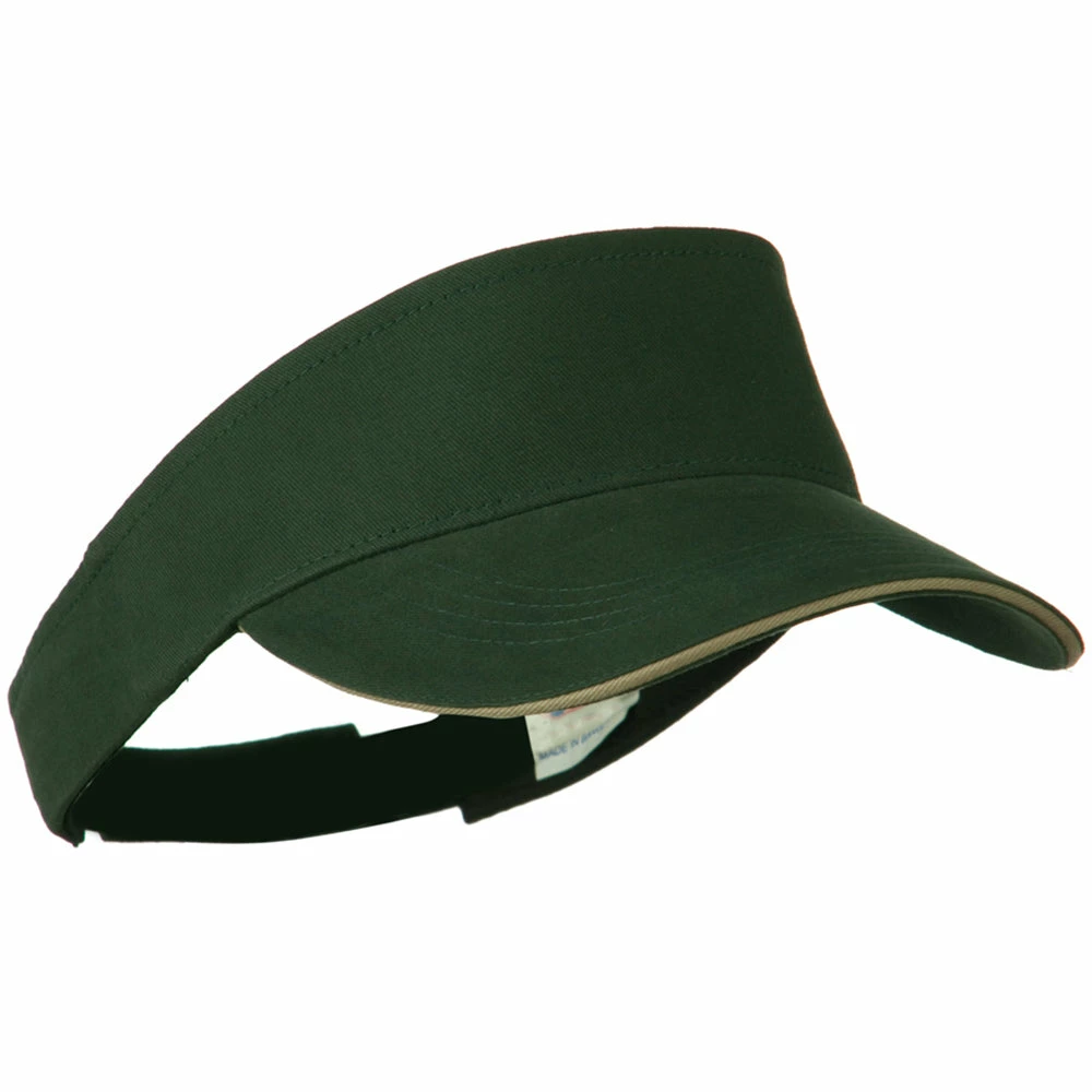 Cameo Brushed Cotton Sandwich Visor - Image 47